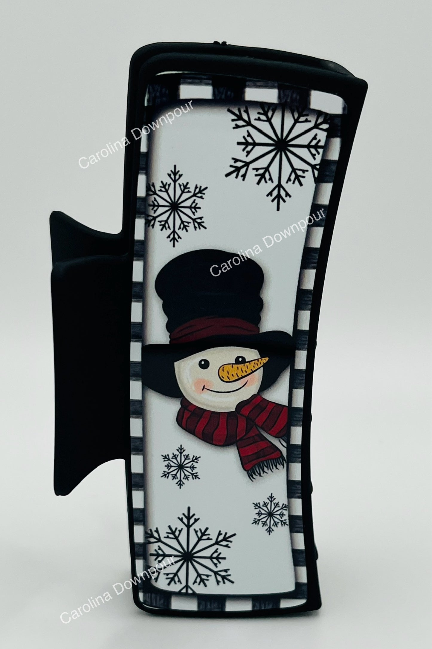 Animated Snowman-Hair Clip-(4 Inch)