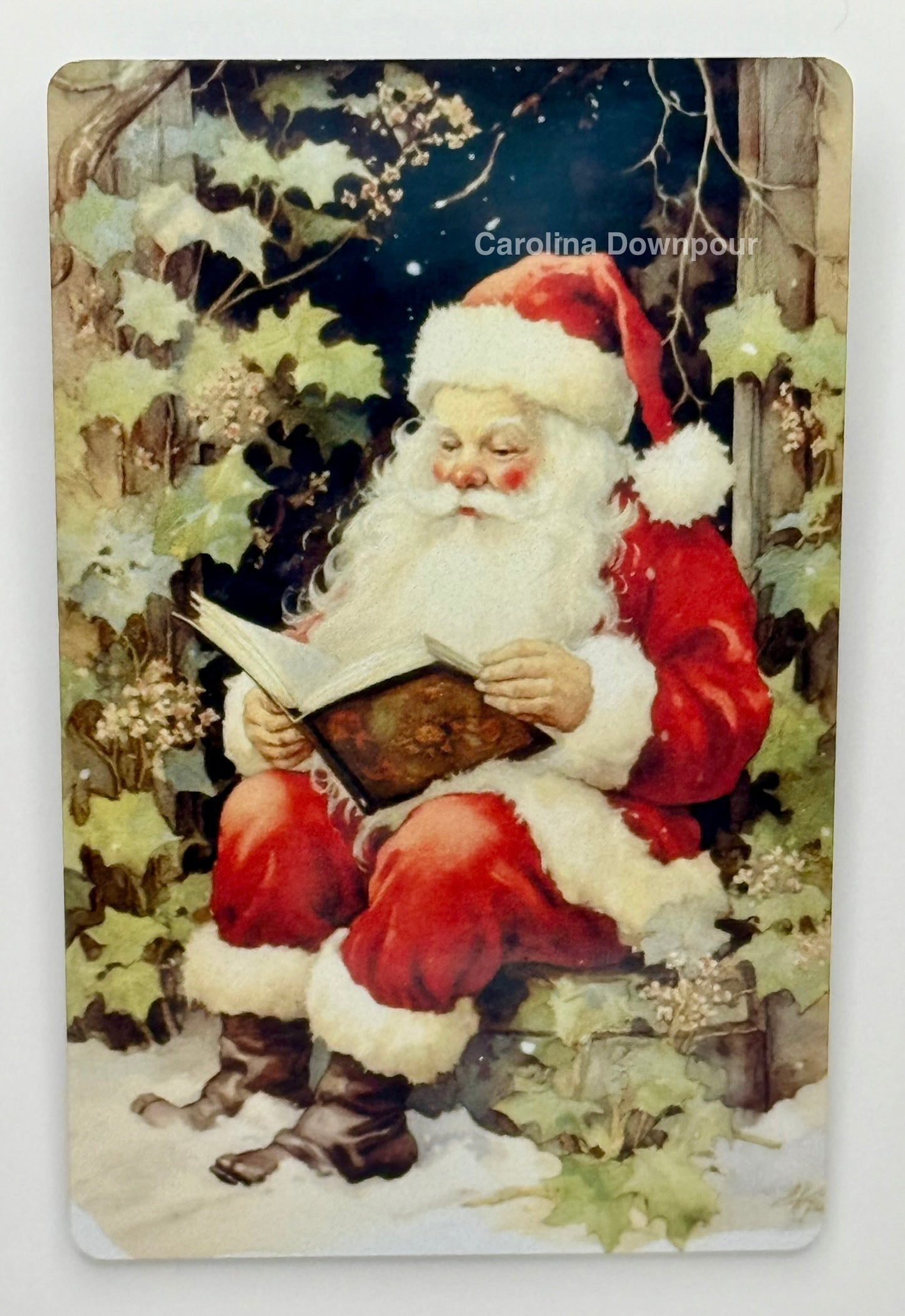 Vintage Santa (2025)-Holiday Magnet