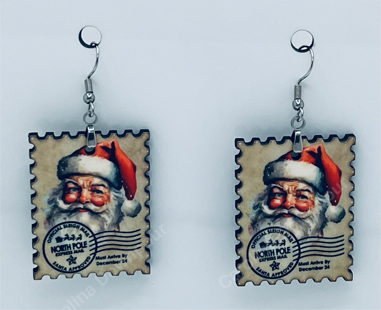 Santa Mail-Ear Rings