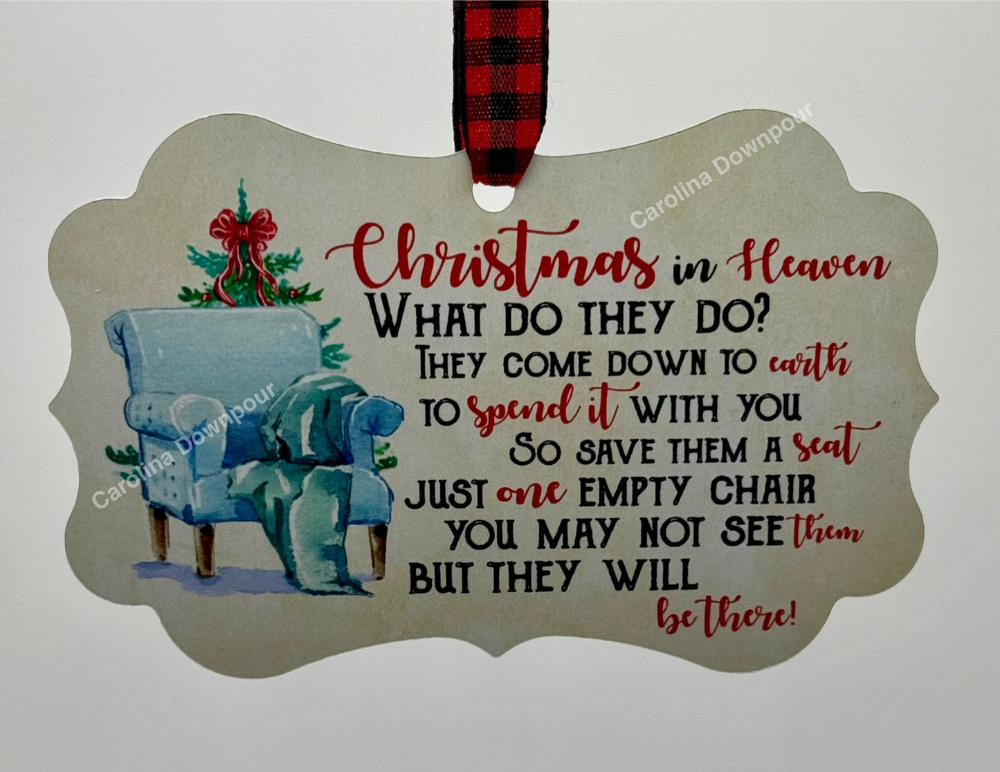 Christmas in Heaven-Metal Benelux Ornament