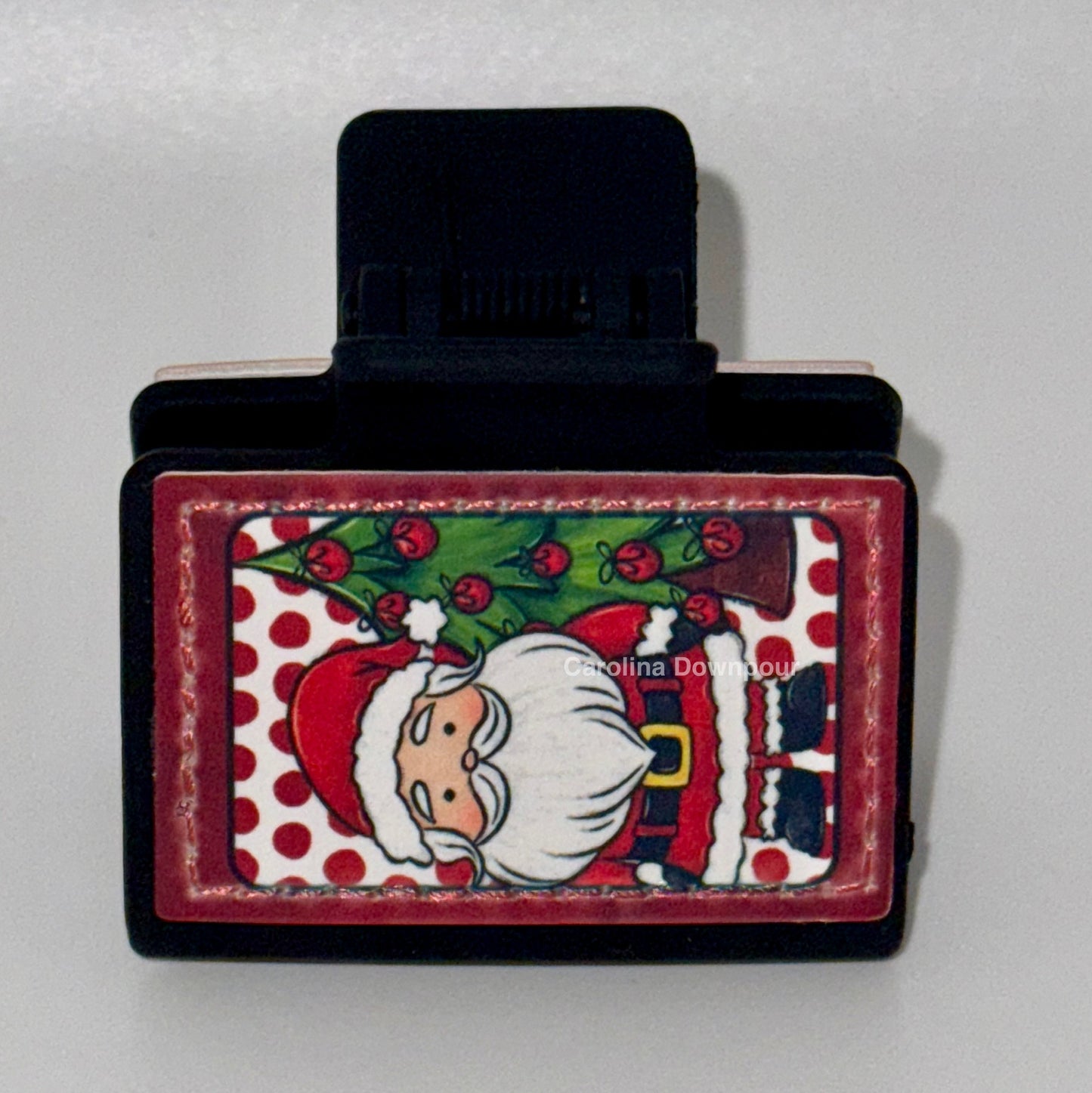 Santa (2025) Hair Clip-(2 Inch)