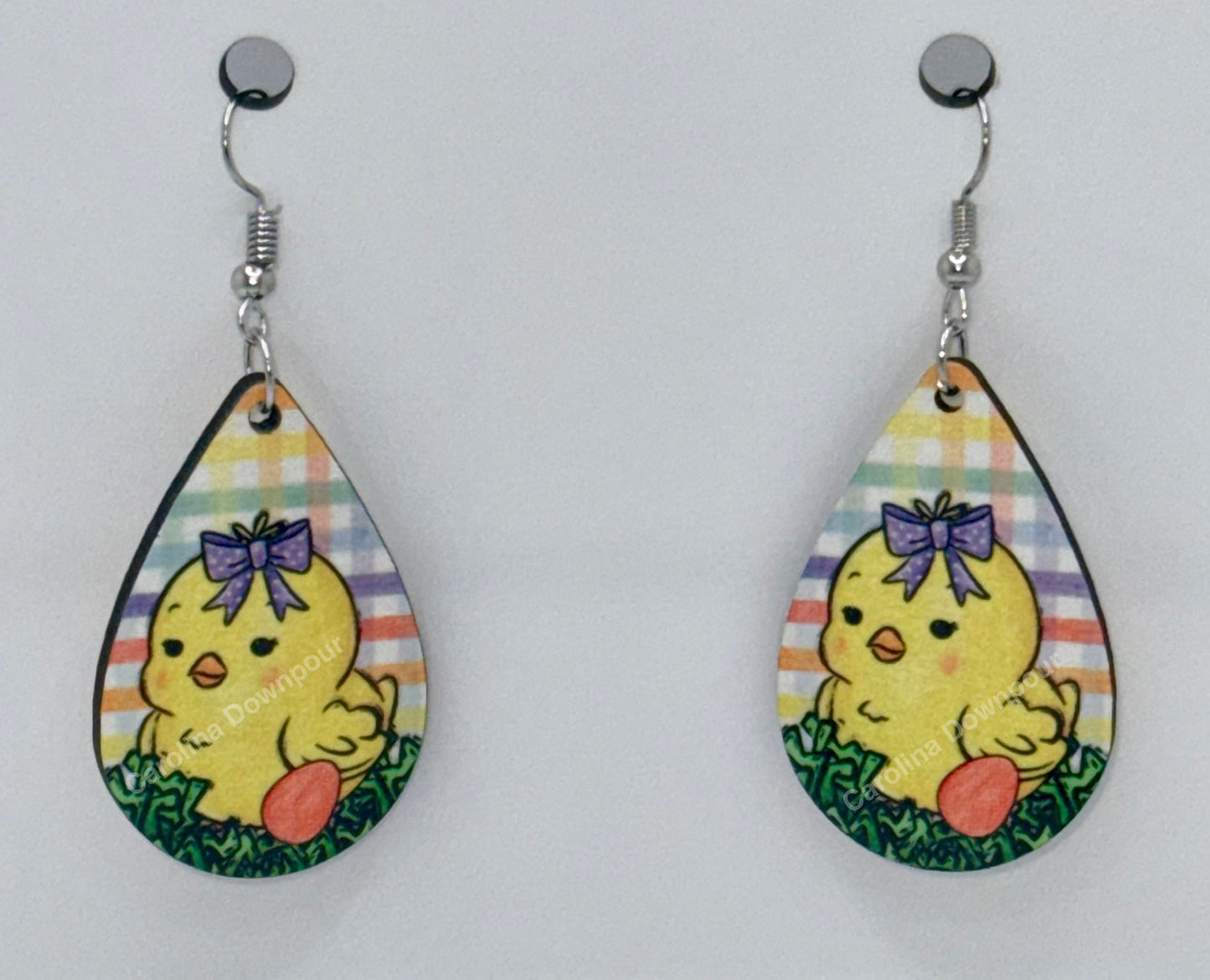 Easter Chick-Ear Rings