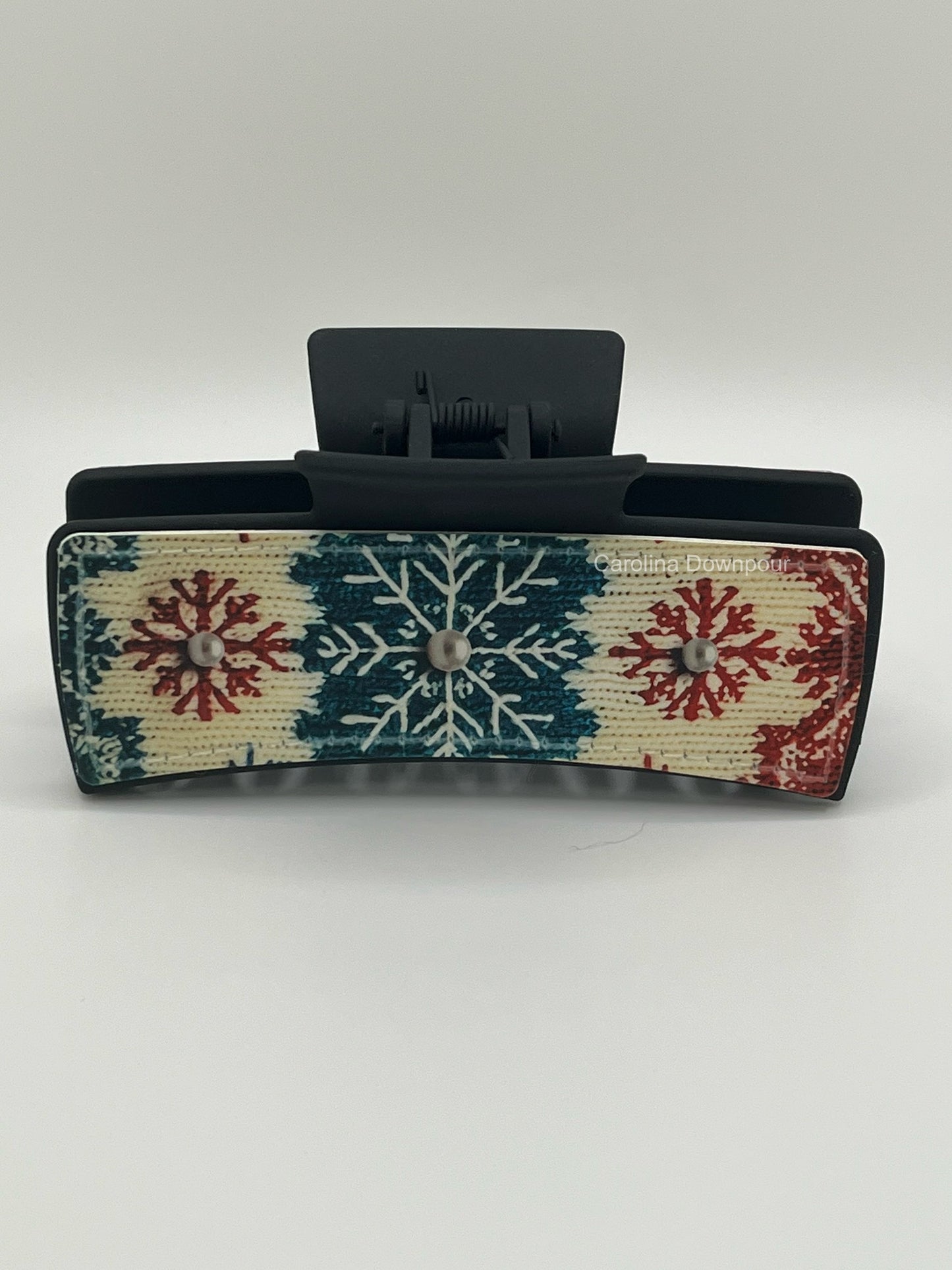Holiday Sweater Hair Clip-(4 Inch)