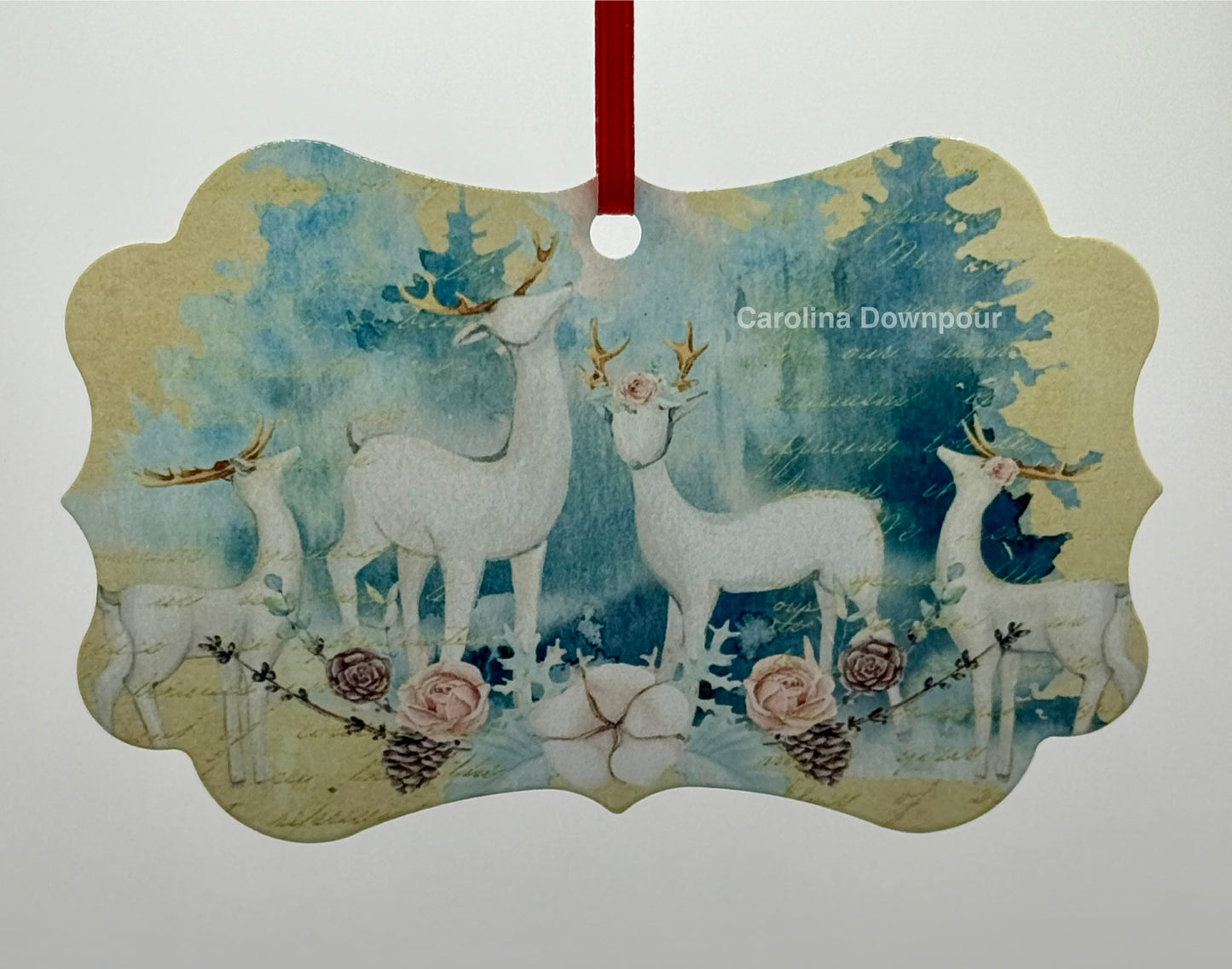 Pretty Reindeer-Metal Benelux Ornament