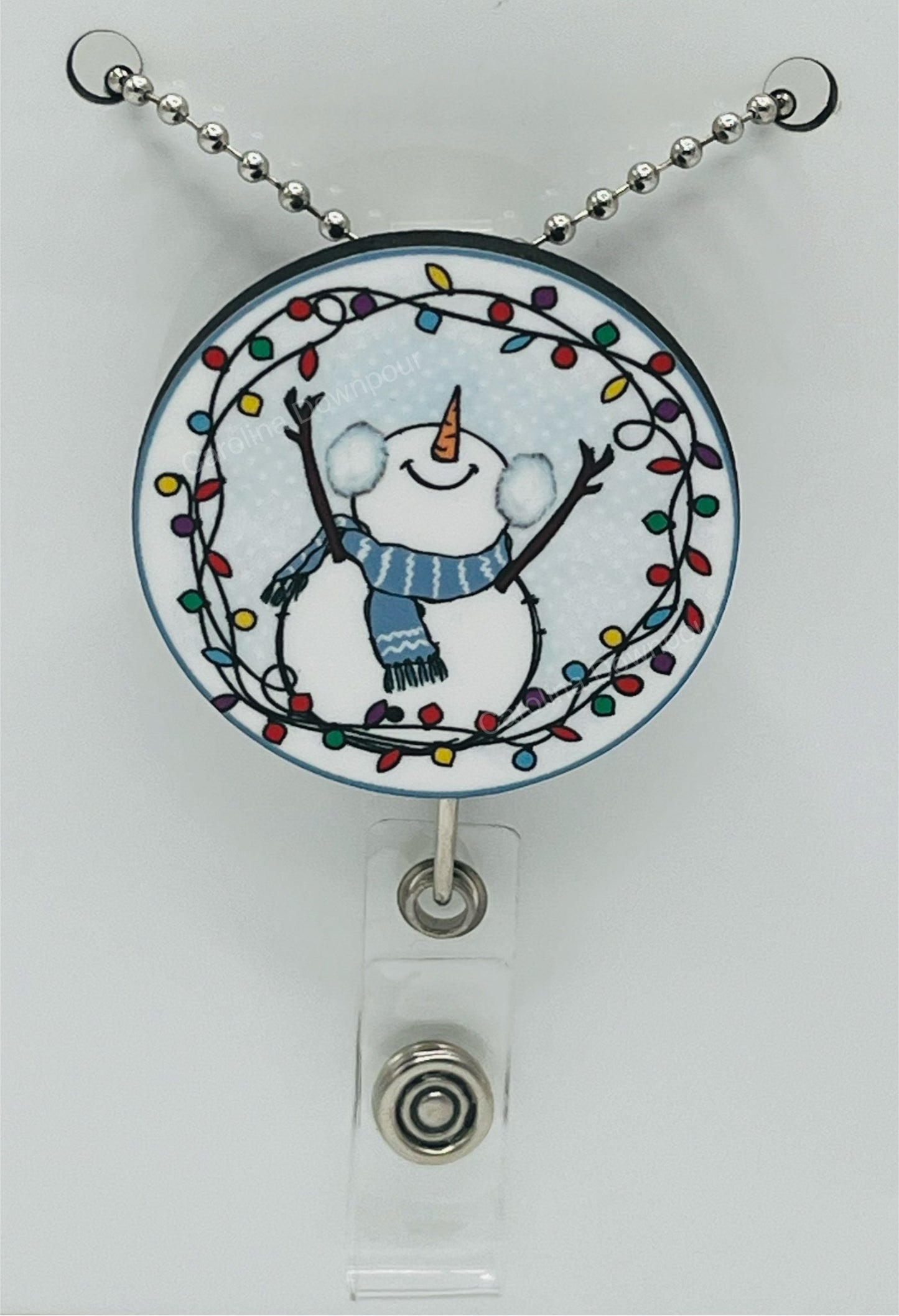 Snowman-Badge Reel