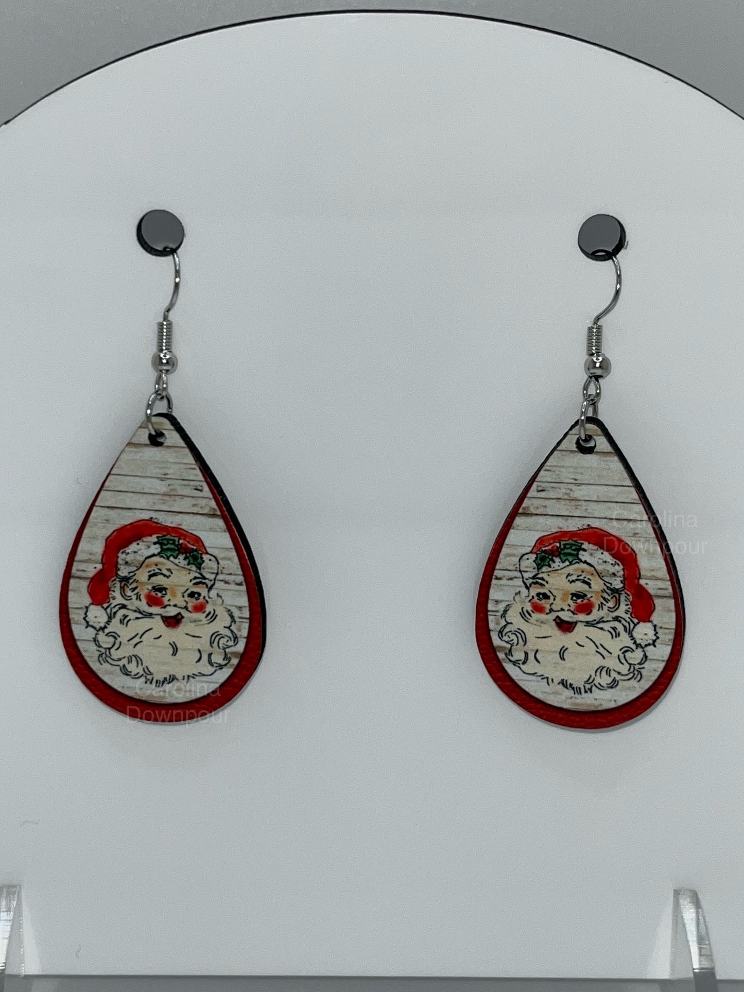 Jolly Santa-Ear Rings