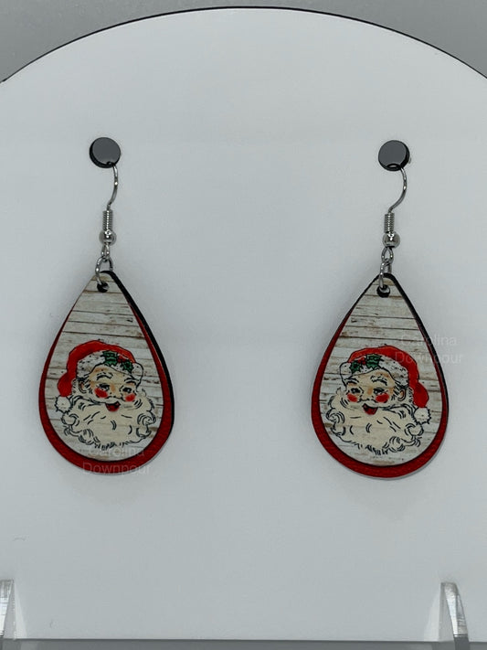 Jolly Santa-Ear Rings