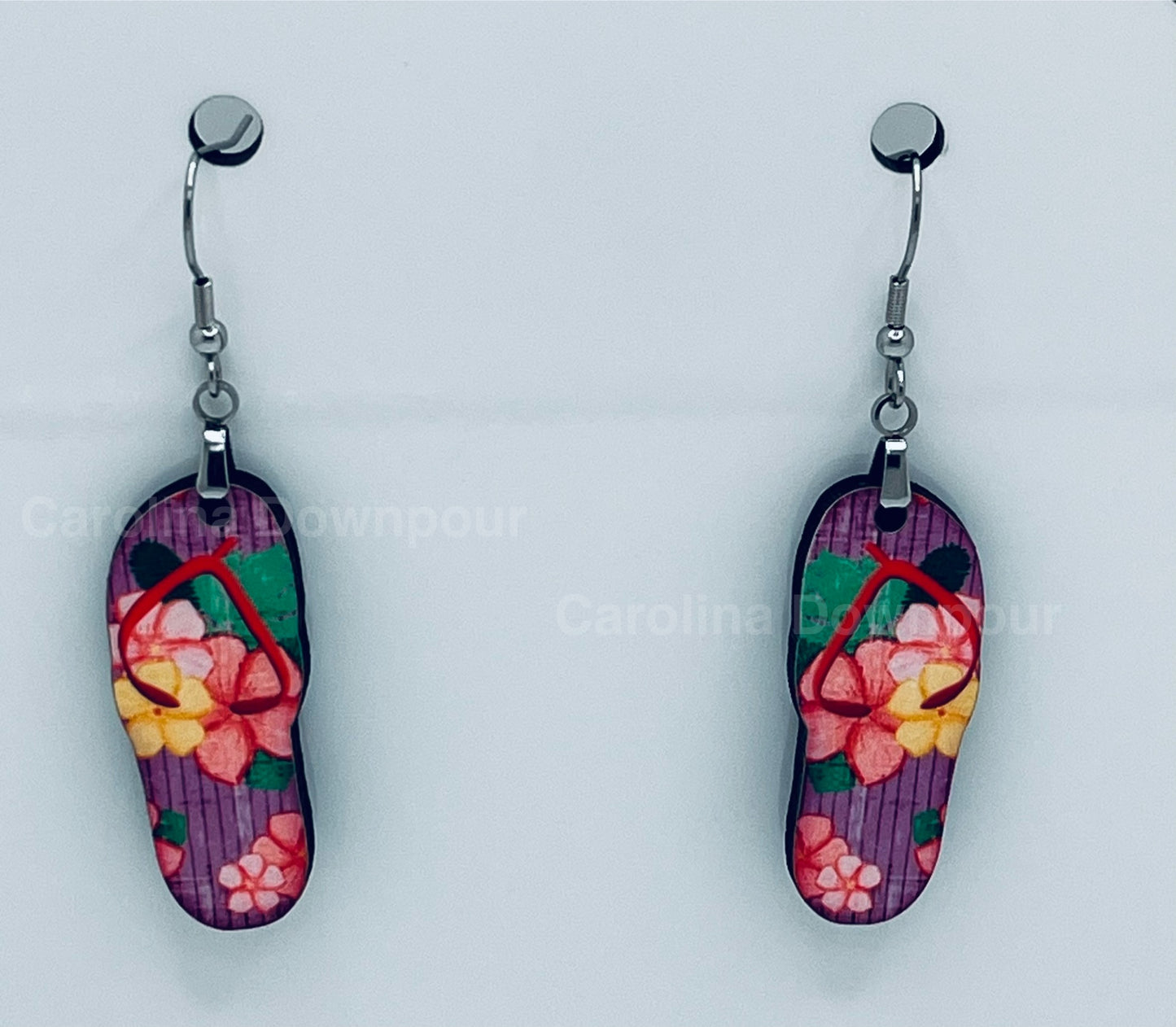 Flip Flops (2)-Ear Rings