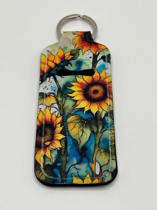 Sunflowers-Keychain Accessory Holder