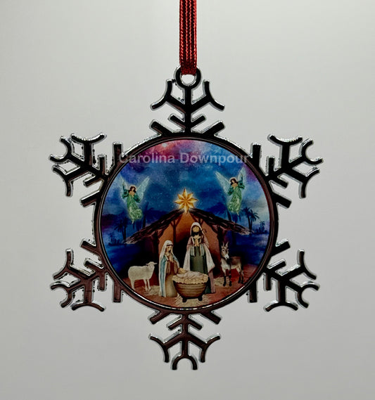 Oh Holy Night-Snowflake Ornament