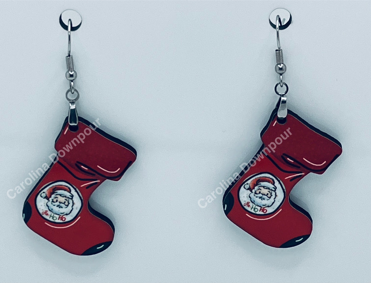Christmas Stockings-Ear Rings