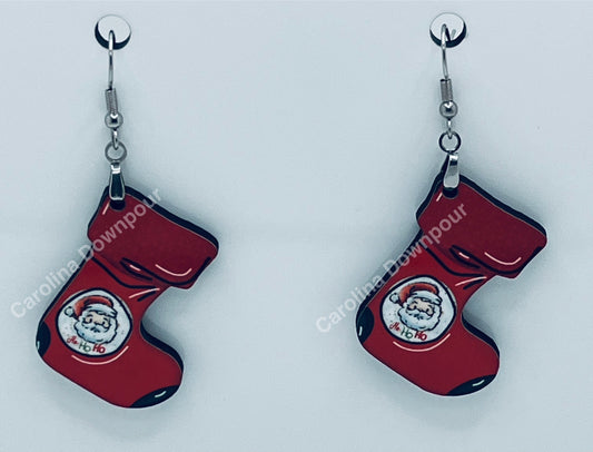 Christmas Stockings-Ear Rings