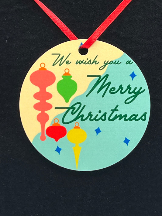 Retro Merry Christmas-Holiday Ornament