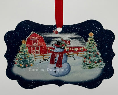 I’m Dreaming of a White Christmas-Metal Benelux Ornament