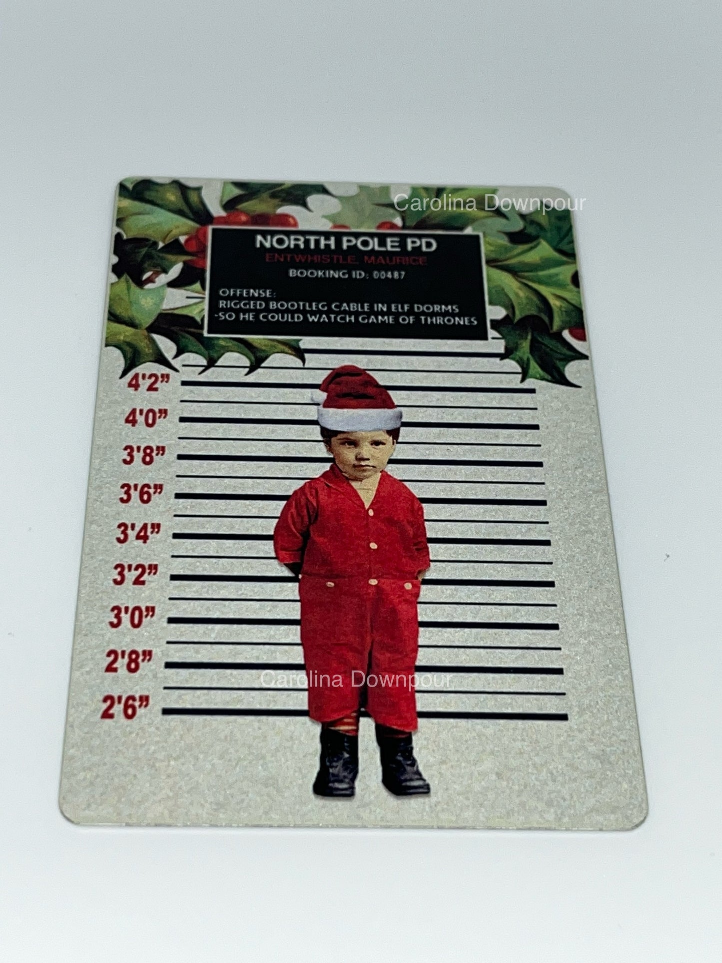 Delinquent Elf (Maurice Entwhistle)-Holiday Magnet