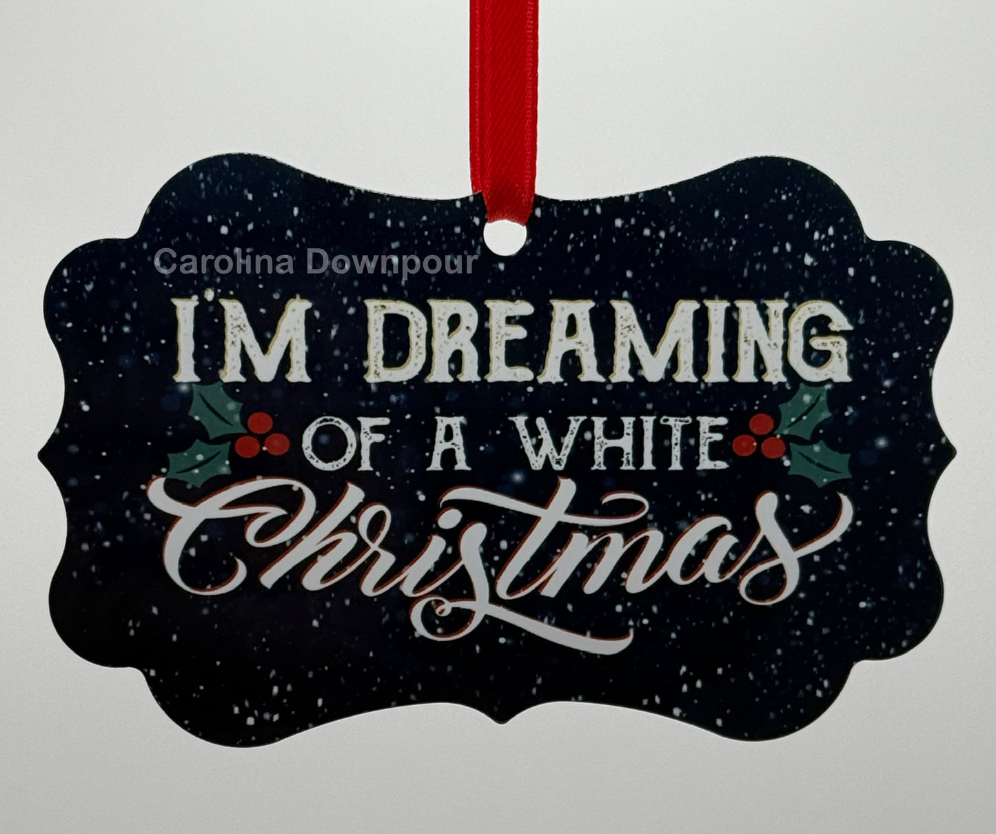 I’m Dreaming of a White Christmas-Metal Benelux Ornament