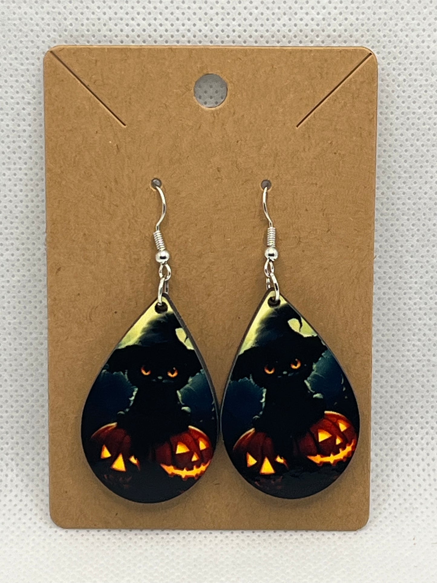 Pumpkin Cat-Ear Rings