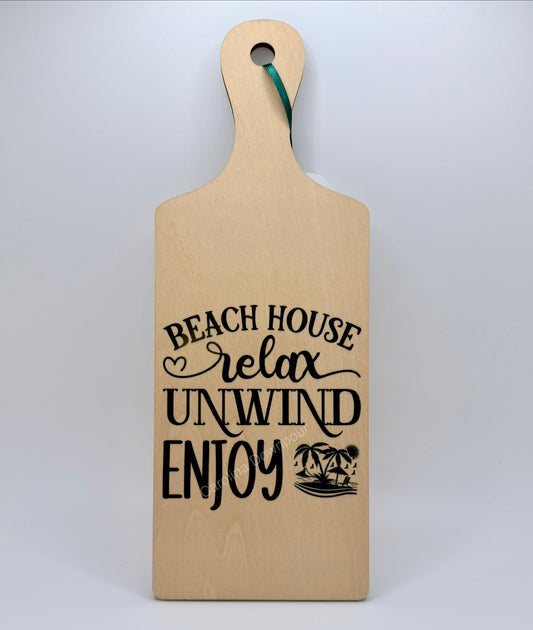 Beach House-Decorative Plywood Cutting Board