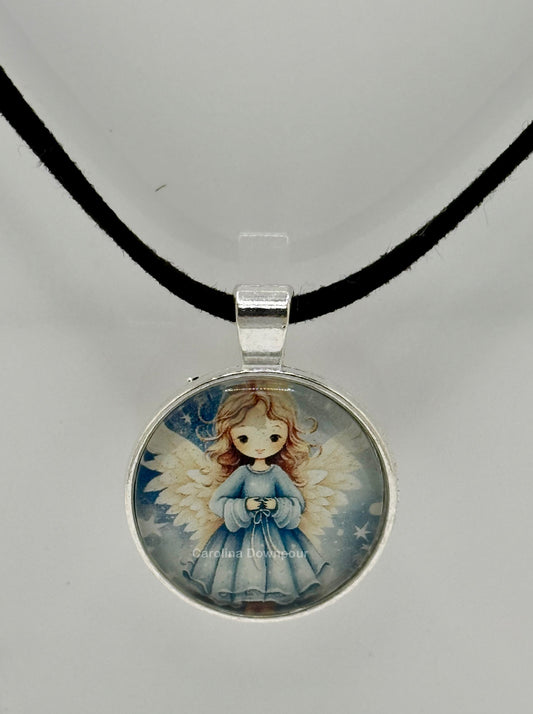 Angel-Corded Charm Necklace