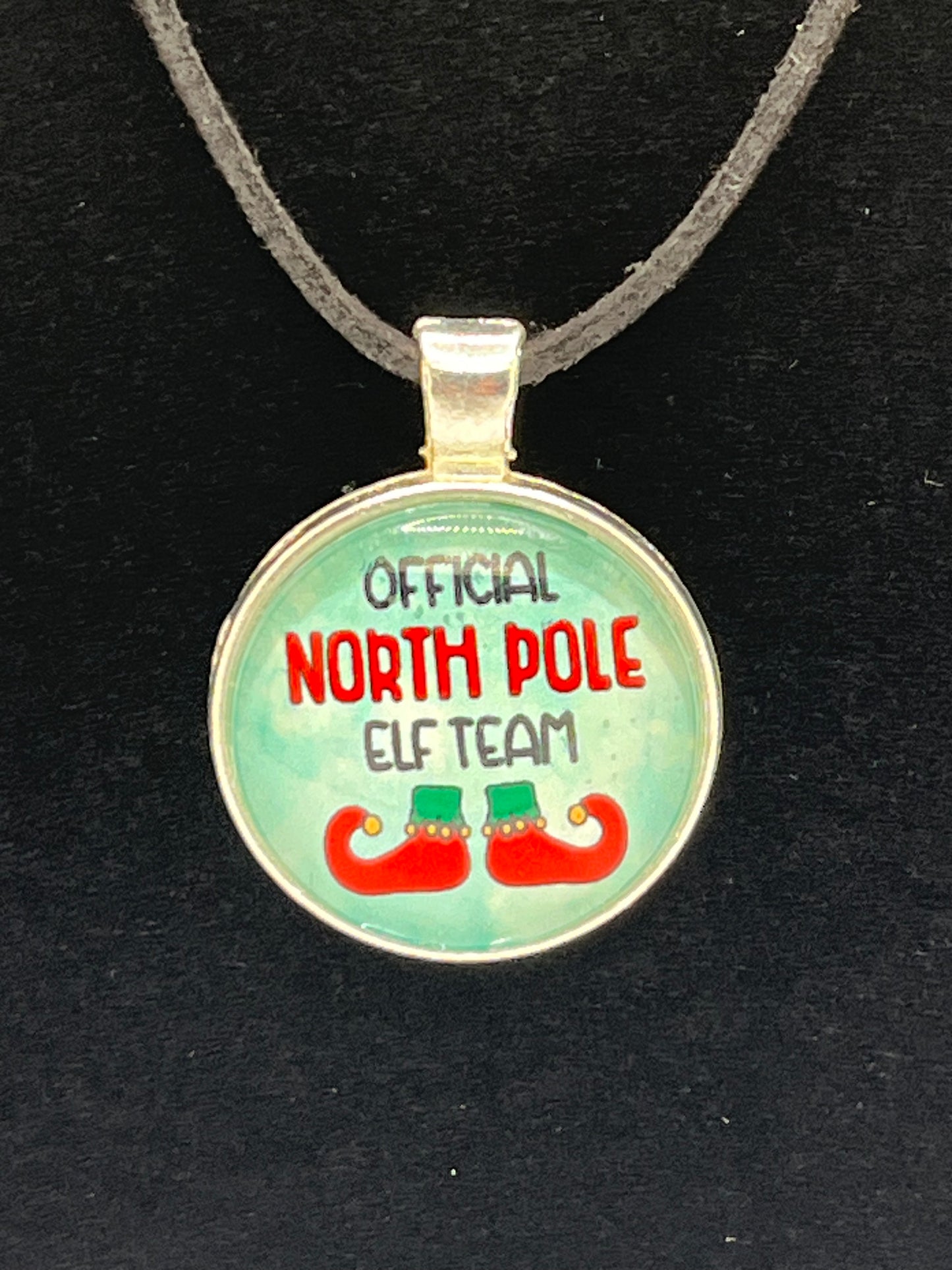 Official Elf Team (Blue)-Corded Charm Necklace