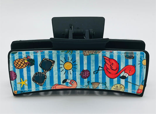 Summer Fun Hair Clip-(4 Inch)