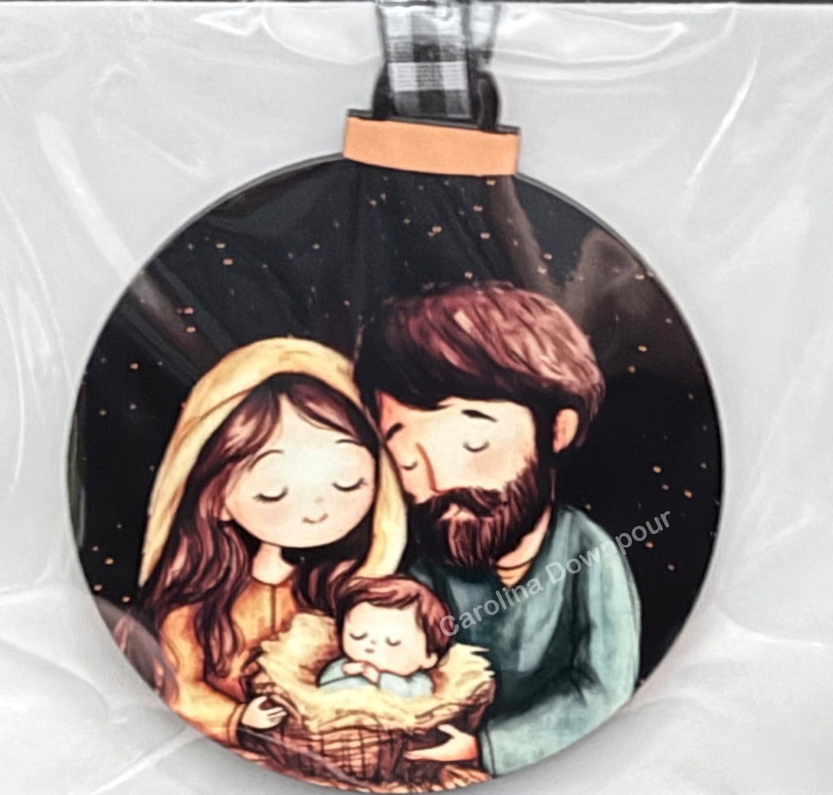 Holy Family (2026)- Bulb Shaped Holiday Ornament