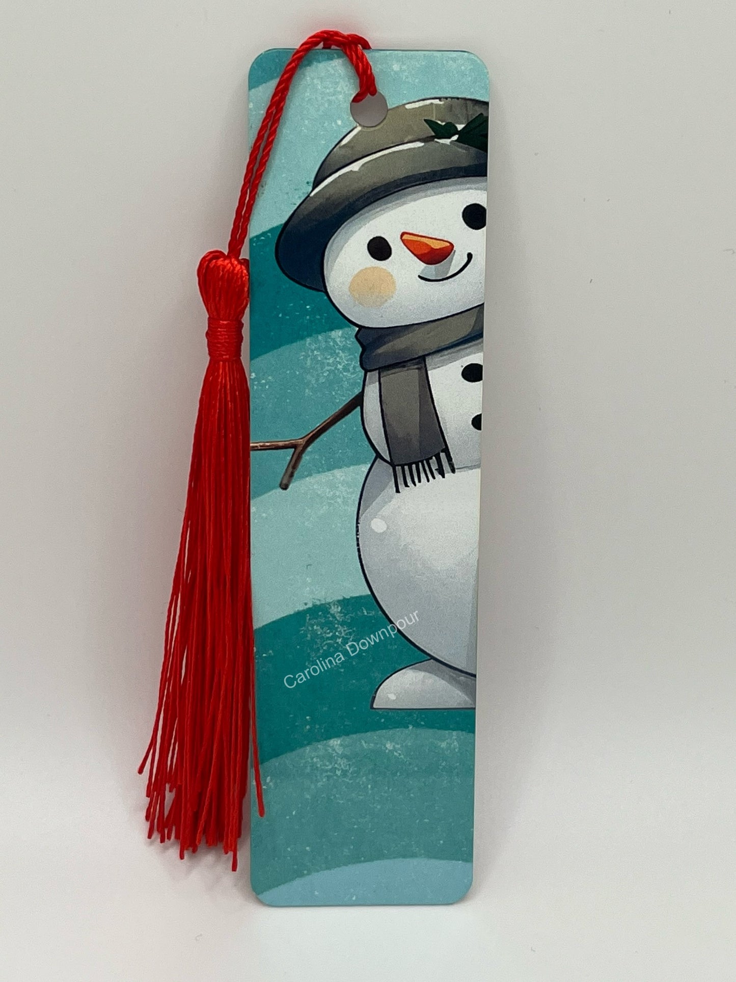 Peeking Snowman-Bookmark