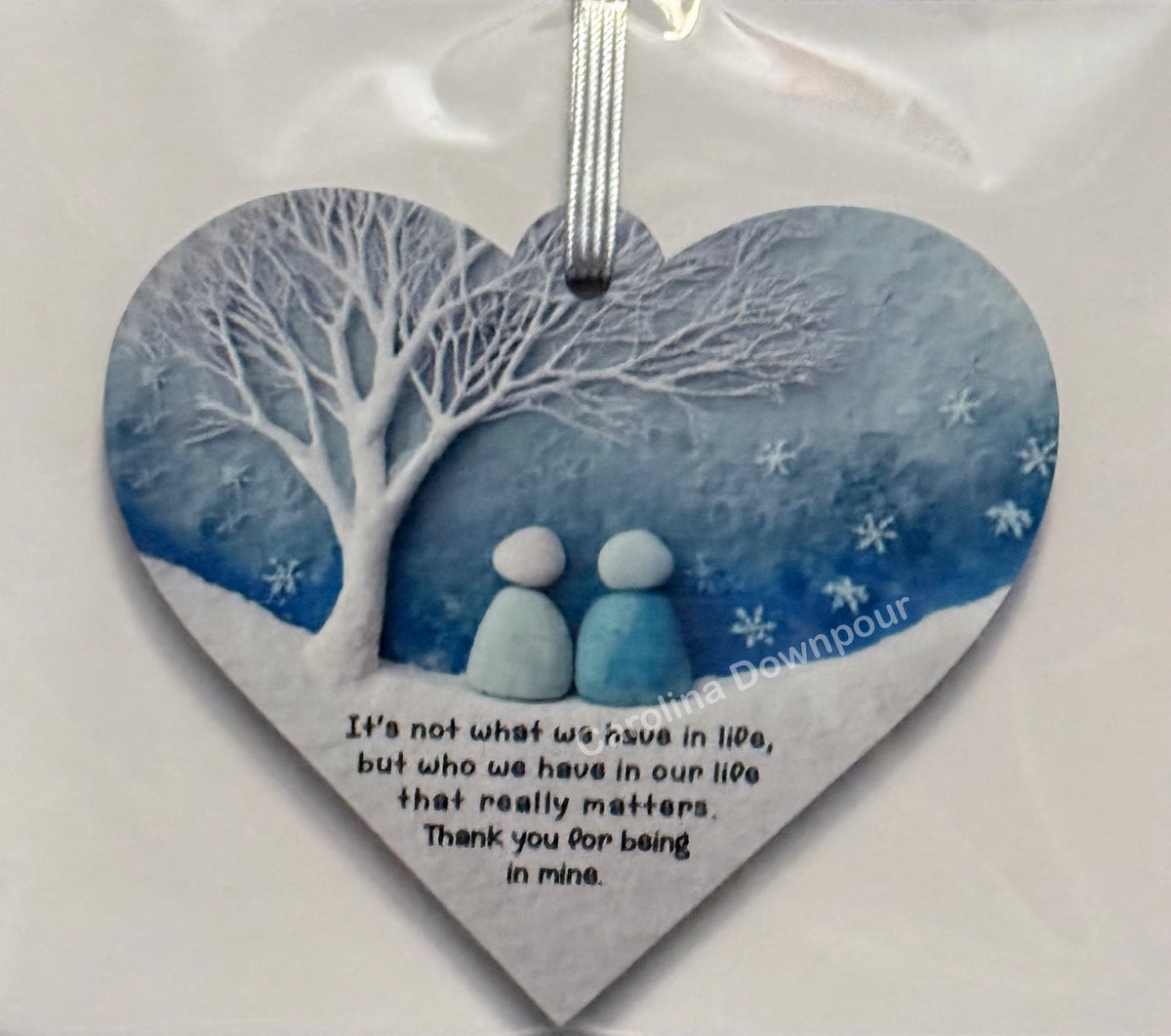 Holiday Friendship-Heart Shaped Holiday Ornament