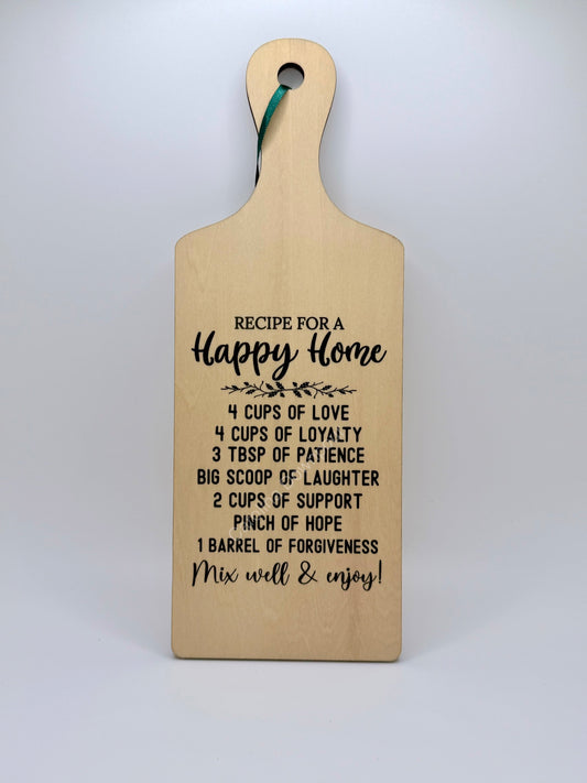 Happy Home-Decorative Plywood Cutting Board