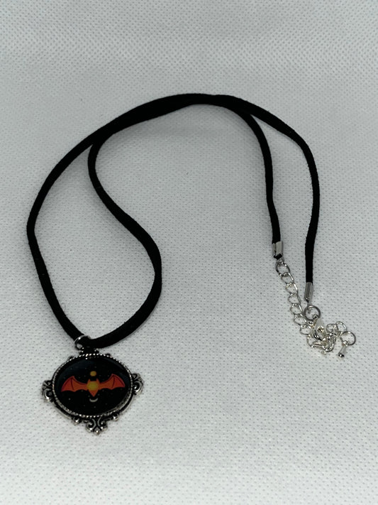 ‘23 Halloween Bat-Charm Necklace