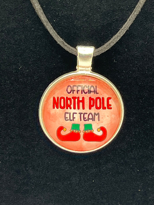 Official Elf Team (Pink)-Corded Charm Necklace