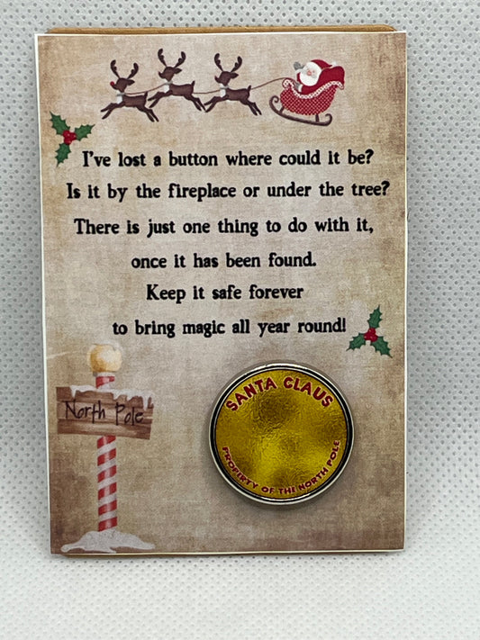 Santa’s Missing Button & Note (Yellow)