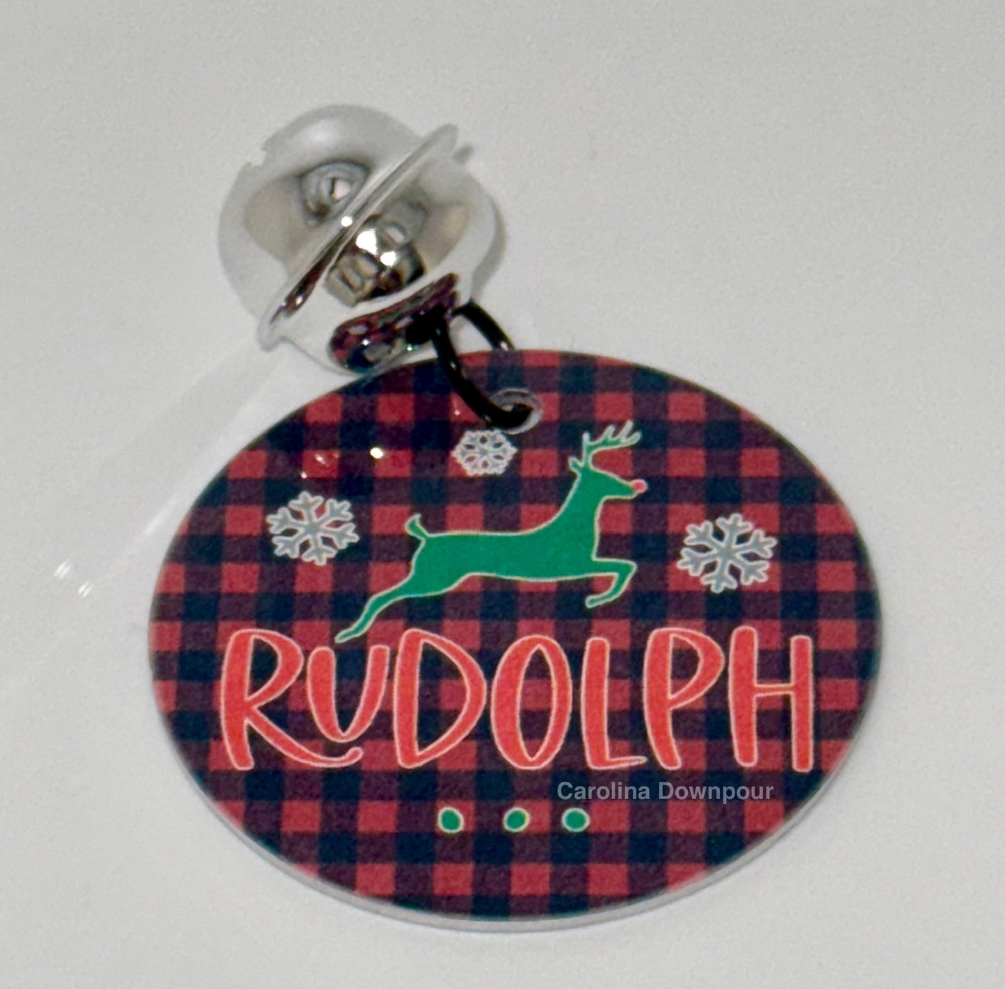 Rudolph’s Missing Collar Tag-Novelty Keepsake