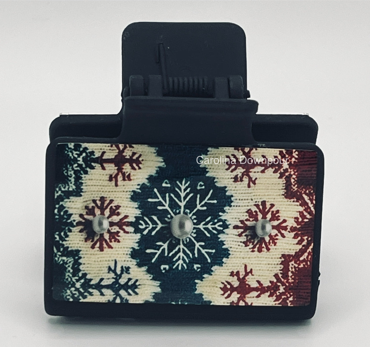 Holiday Sweater Hair Clip-(2 Inch)