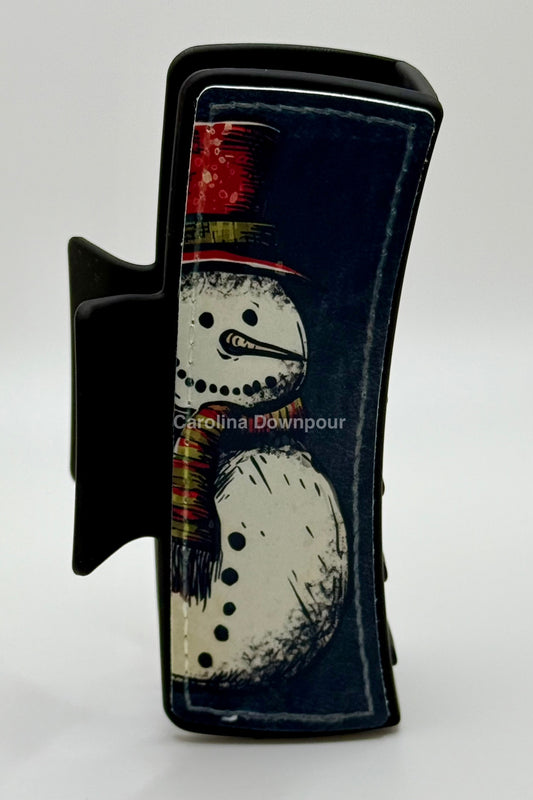 Snowmam Hair Clip-(4 Inch)