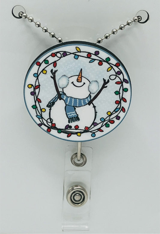 Snowman-Badge Reel