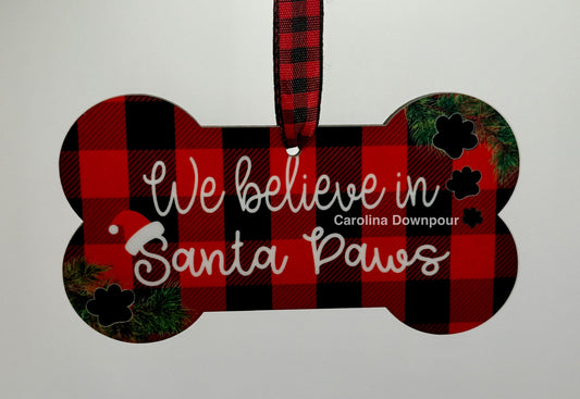 Merry Woofmas-Dog Bone Ornament