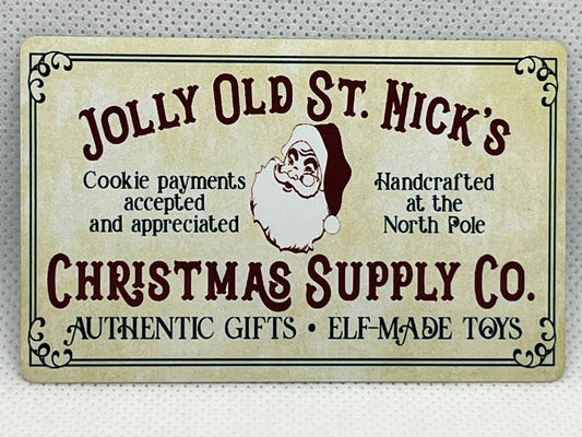 St. Nick’s Supply Company-Holiday Magnet