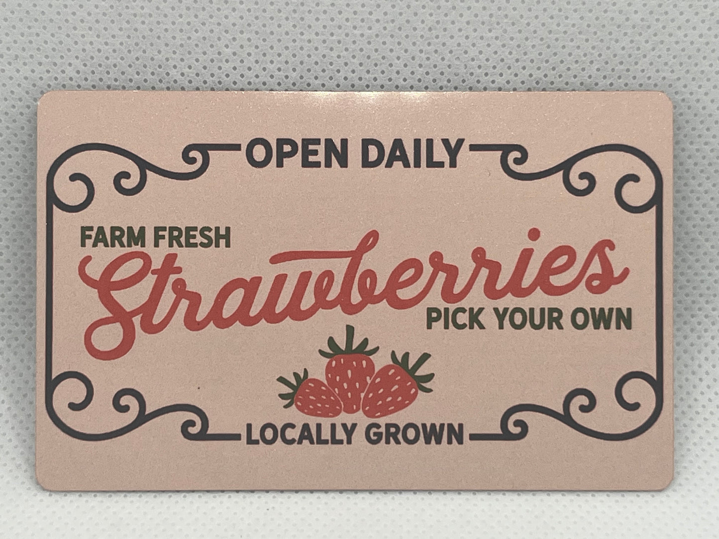 Farm Fresh Strawberries-Magnet