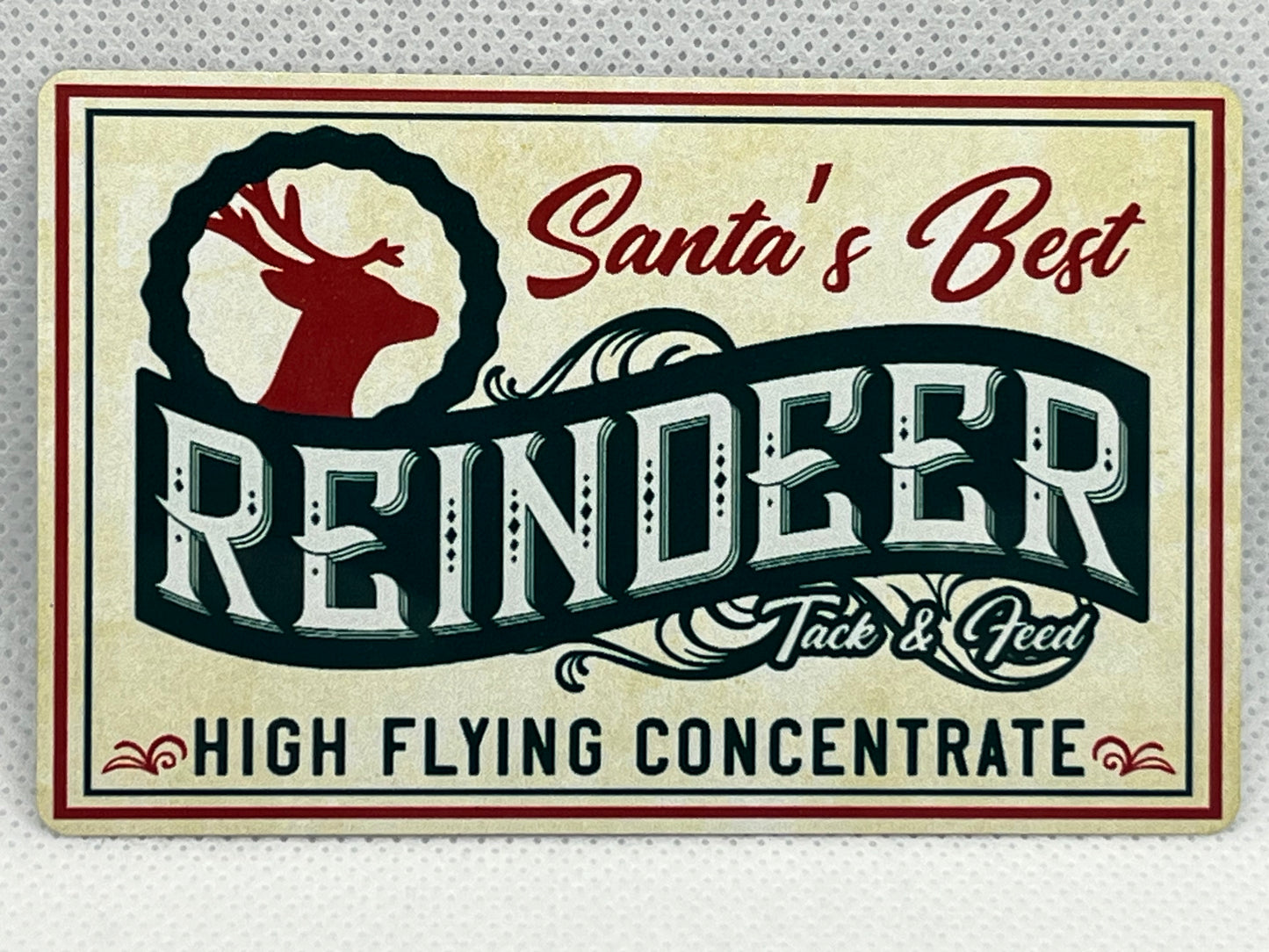 Santa’s Best Reindeer Feed-Holiday Magnet