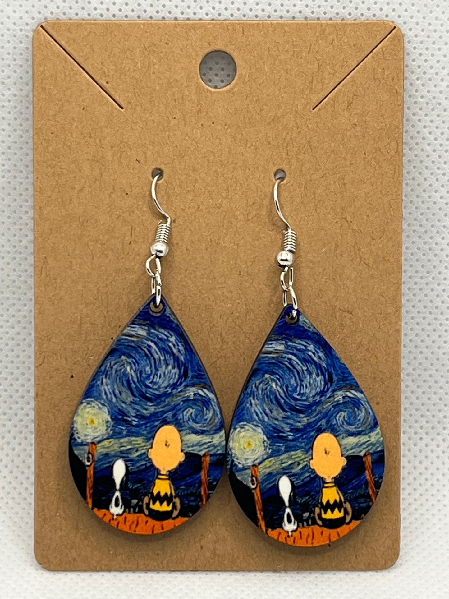 It’s a Starry Night, Charlie Brown!-Ear Rings