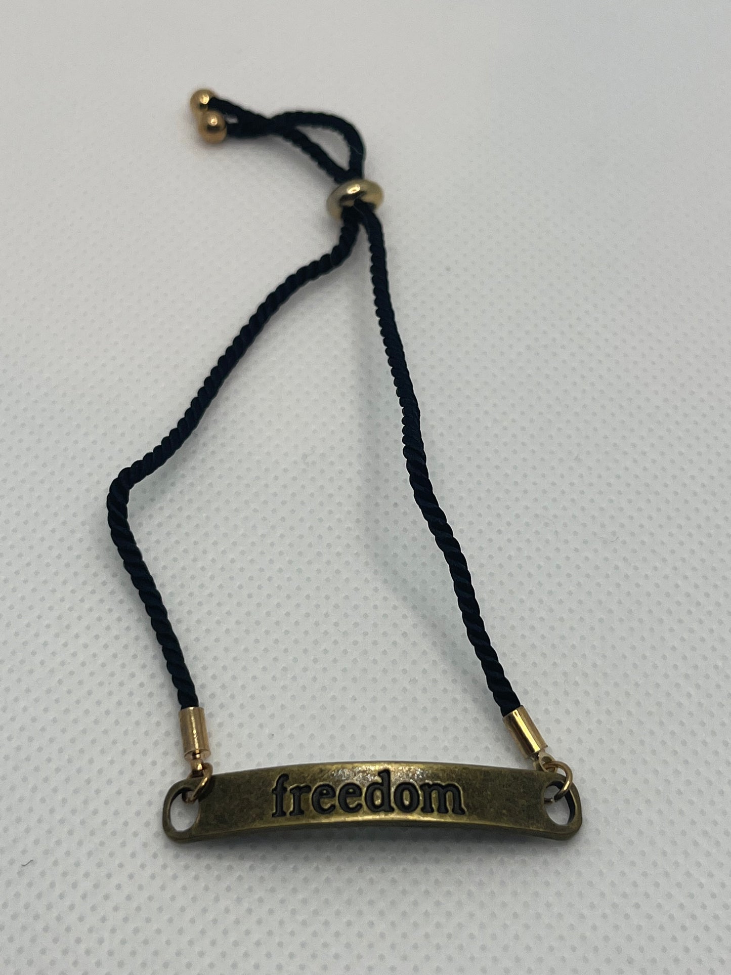 Freedom-Corded Character Bracelet