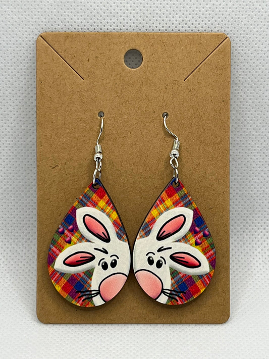 Peek a Boo Bunny-Ear Rings