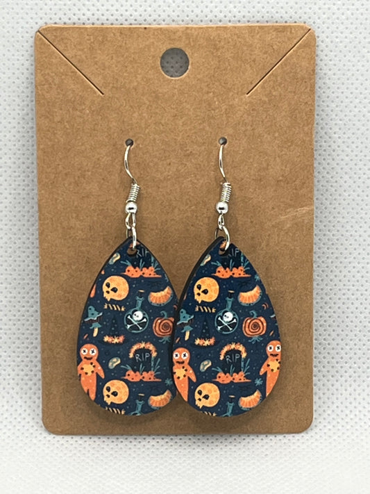 Halloween Voo Doo-Ear Rings